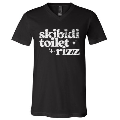 Rizz Funny Meme V-Neck T-Shirt