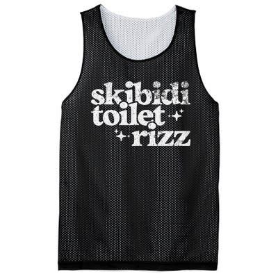 Rizz Funny Meme Mesh Reversible Basketball Jersey Tank