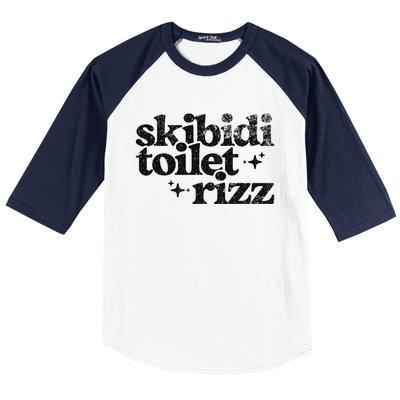 Rizz Funny Meme Baseball Sleeve Shirt