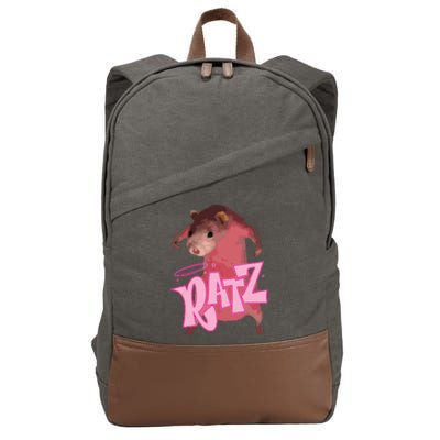 Ratz Funny Mouse Rat Cotton Canvas Backpack