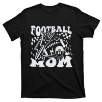 Retro Football Mom Baller Mom Football Game Day Mom Funny Football T-Shirt