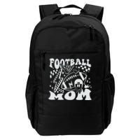 Retro Football Mom Baller Mom Football Game Day Mom Funny Football Daily Commute Backpack