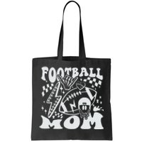 Retro Football Mom Baller Mom Football Game Day Mom Funny Football Tote Bag