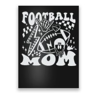 Retro Football Mom Baller Mom Football Game Day Mom Funny Football Poster