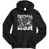 Retro Football Mom Baller Mom Football Game Day Mom Funny Football Tie Dye Hoodie