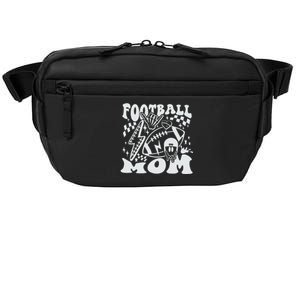 Retro Football Mom Baller Mom Football Game Day Mom Funny Football Crossbody Pack