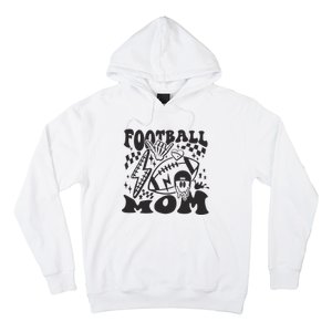 Retro Football Mom Baller Mom Football Game Day Mom Hoodie