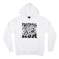 Retro Football Mom Baller Mom Football Game Day Mom Hoodie