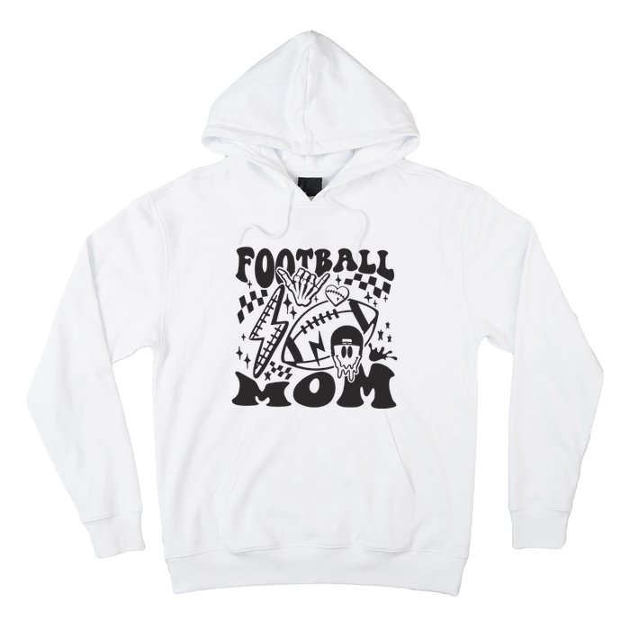 Retro Football Mom Baller Mom Football Game Day Mom Hoodie