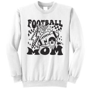 Retro Football Mom Baller Mom Football Game Day Mom Sweatshirt