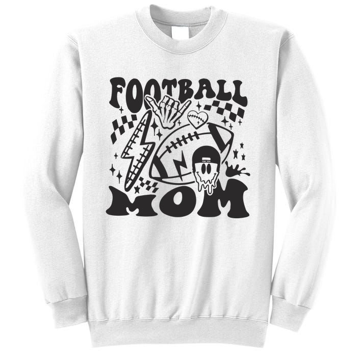 Retro Football Mom Baller Mom Football Game Day Mom Sweatshirt