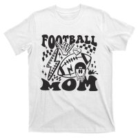 Retro Football Mom Baller Mom Football Game Day Mom T-Shirt