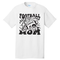 Retro Football Mom Baller Mom Football Game Day Mom Tall T-Shirt