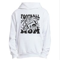 Retro Football Mom Baller Mom Football Game Day Mom Urban Pullover Hoodie