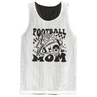 Retro Football Mom Baller Mom Football Game Day Mom Mesh Reversible Basketball Jersey Tank