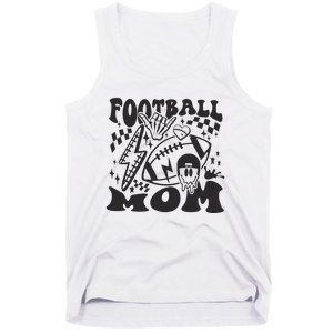 Retro Football Mom Baller Mom Football Game Day Mom Tank Top