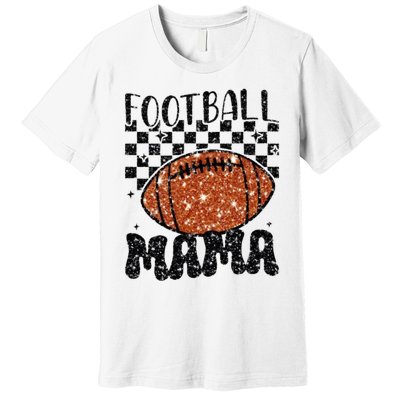 Retro Football Mama Football Premium T-Shirt