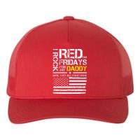 Red Friday Military Son Wear Red For My Daddy Yupoong Adult 5-Panel Trucker Hat