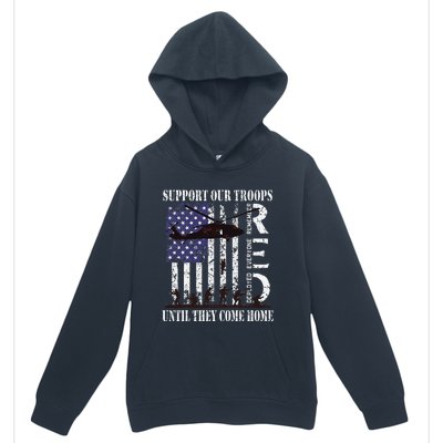 RED Friday Military Remember Everyone Deployed US Flag Army Urban Pullover Hoodie