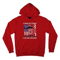 RED Friday Military Remember Everyone Deployed US Flag Army Hoodie