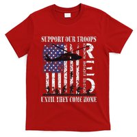 RED Friday Military Remember Everyone Deployed US Flag Army T-Shirt