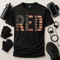 Red Friday Military Support Remember Everyone Deployed Performance Shirt