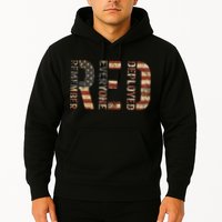 Red Friday Military Support Remember Everyone Deployed Hoodie