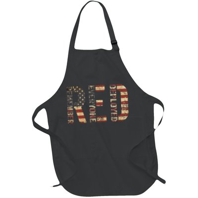 Red Friday Military Support Remember Everyone Deployed Apron