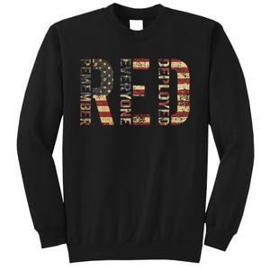 Red Friday Military Support Remember Everyone Deployed Sweatshirt