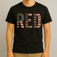 Red Friday Military Support Remember Everyone Deployed T-Shirt