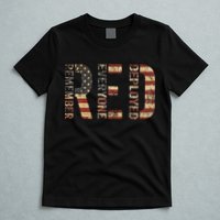 Red Friday Military Support Remember Everyone Deployed T-Shirt