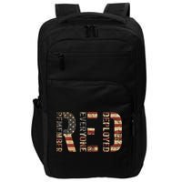 Red Friday Military Support Remember Everyone Deployed Impact Tech Backpack