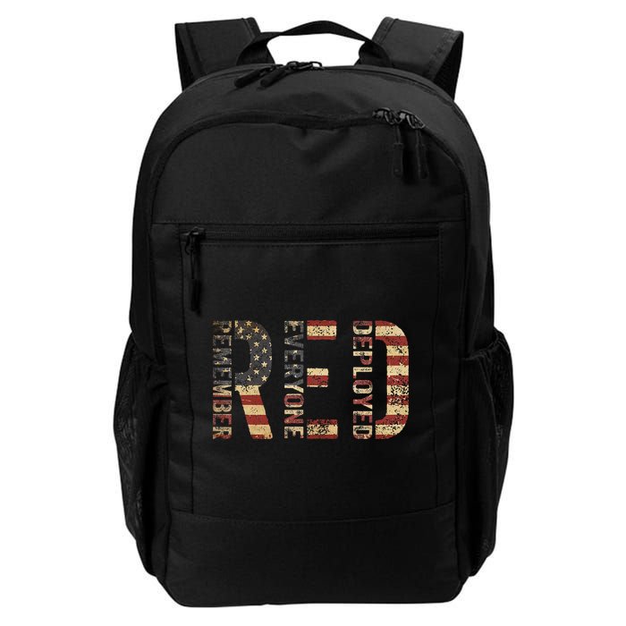 Red Friday Military Support Remember Everyone Deployed Backpack
