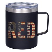 Red Friday Military Support Remember Everyone Deployed 12oz Stainless Steel Coffee Mug
