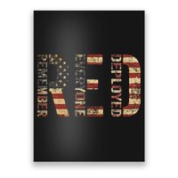 Red Friday Military Support Remember Everyone Deployed Poster