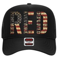 Red Friday Military Support Remember Everyone Deployed Trucker Hat