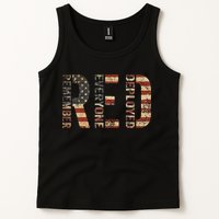 Red Friday Military Support Remember Everyone Deployed Tank Top