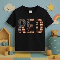 Red Friday Military Support Remember Everyone Deployed Toddler T-Shirt