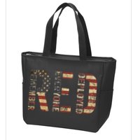 Red Friday Military Support Remember Everyone Deployed Zip Tote Bag