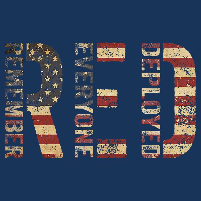 Red Friday Military Support Remember Everyone Deployed Infant Baby Jersey Bodysuit
