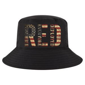 Red Friday Military Support Remember Everyone Deployed Cool Comfort Performance Bucket Hat