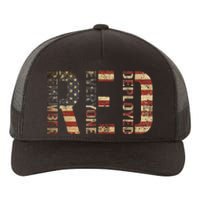 Red Friday Military Support Remember Everyone Deployed Yupoong Adult 5-Panel Trucker Hat