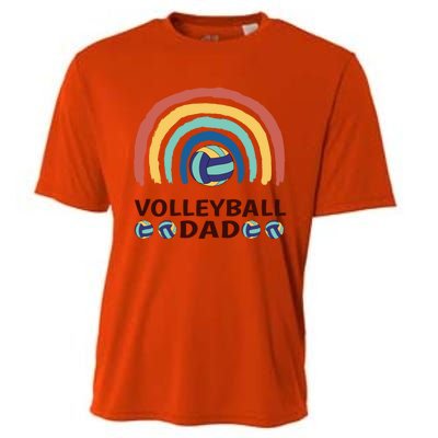 Rainbow Family Matching Volleyball Dad Gift Cooling Performance Crew T-Shirt