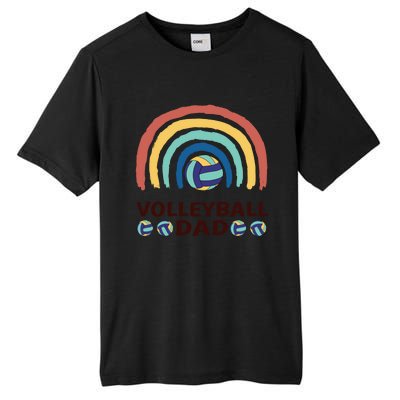 Rainbow Family Matching Volleyball Dad Gift Tall Fusion ChromaSoft Performance T-Shirt