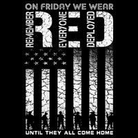 Red Friday Military On Friday We Wear Red Veteran City Backpack