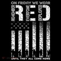 Red Friday Military On Friday We Wear Red Veteran Cooling Performance Long Sleeve Crew