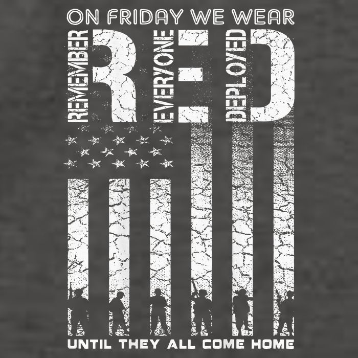 Red Friday Military On Friday We Wear Red Veteran Vector Backpack