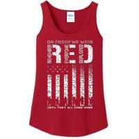 Red Friday Military On Friday We Wear Red Veteran Ladies Essential Tank