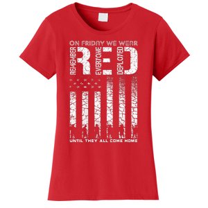 Red Friday Military On Friday We Wear Red Veteran Women's T-Shirt