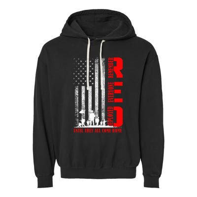 Red Friday Military U.S A.R.M.Y Remember Erveryone Deployed Garment-Dyed Fleece Hoodie